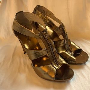 Michael Kors Gold Sandal Heels